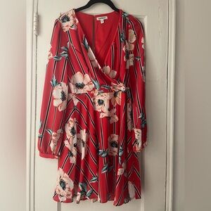 Red Floral Dress